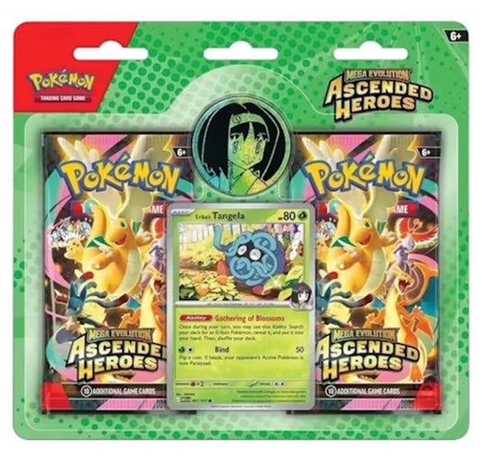 Pokemon - Mega Evolution - Ascended Heroes - 2 Pack Blister - Erika's Tangela