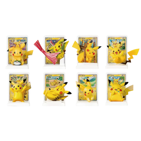 Chinese Pokemon Pikachu Figure Collection 30th Anniversary