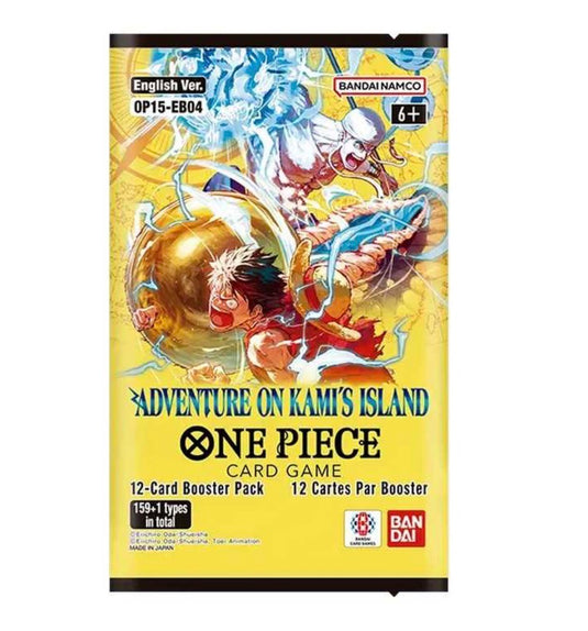 One Piece TCG - Adventure On Kami's Island (OP-15 & EB-04) - Booster Pack
