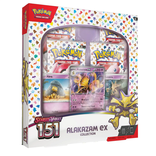 Pokemon 151 Collection Box - Alakazam ex Trading Card Game