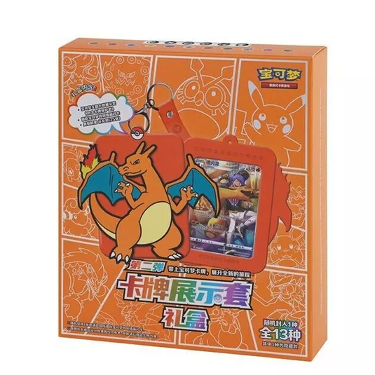 Pokémon Simplified Chinese Pokémon Charizard Card Display Set Gift Box