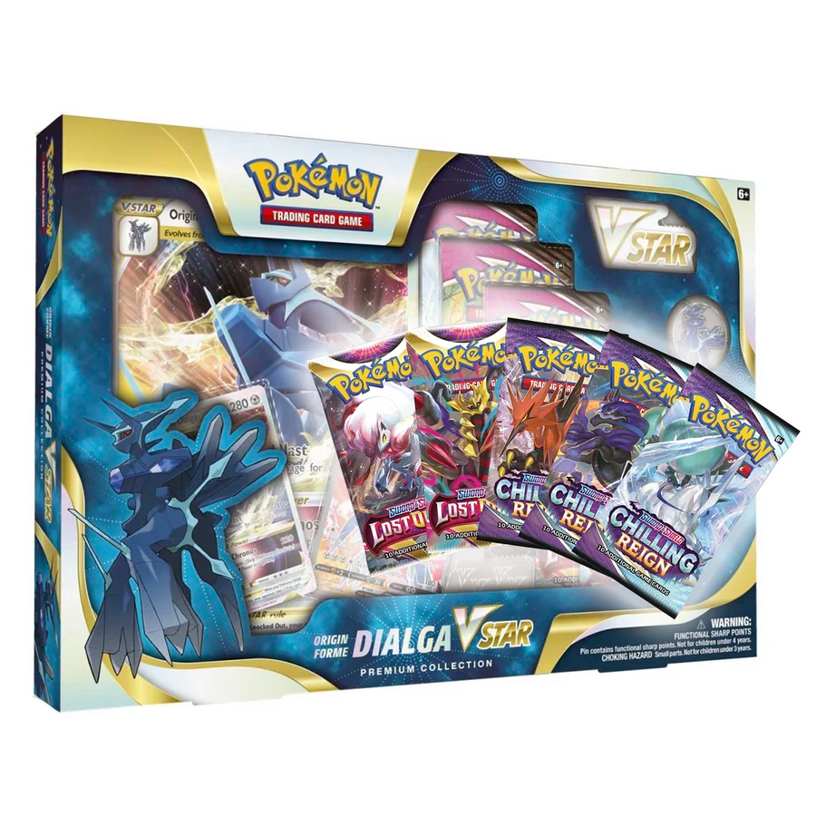dialga booster box Pokmon TCG: Collector Chest (Fall 2022) (Dialga & Palkia Lunchbox) Pokemon Plug Pokmon TCG: Origin Forme Dialga