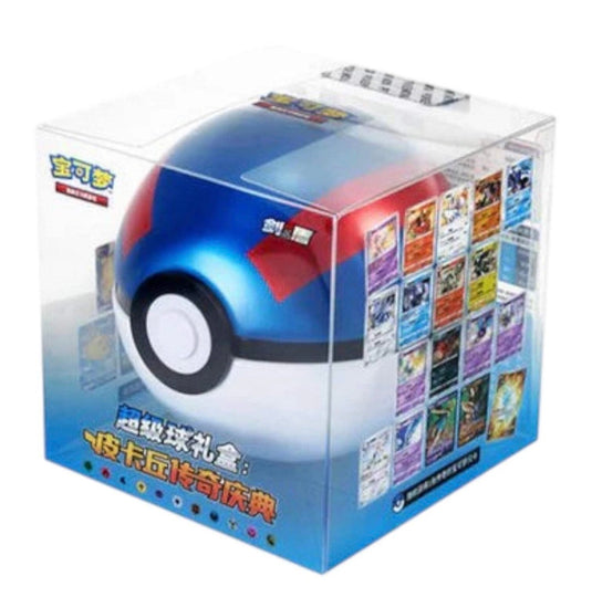 Pokemon Chinese – Blue – Primordial Arts Pokeball 25th Anniversary