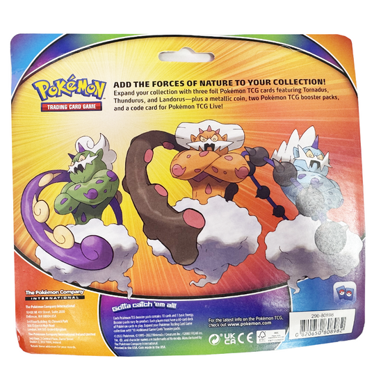 Pokémon Tornadus, Thundurus & Landorus Cards with 2 Booster Packs & Coin