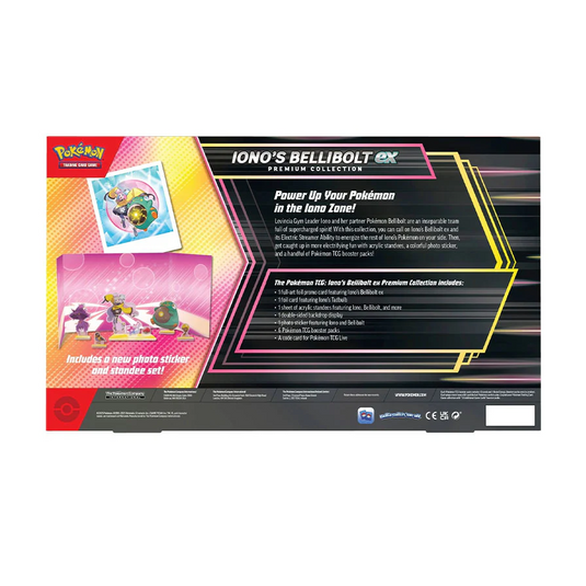 Pokemon TCG Iono’s Bellibolt ex Premium Collection