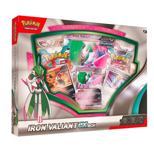 Pokémon Iron Valiant ex Collection Box Trading Card Game