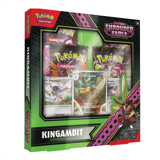 Pokémon Shrouded Fable Kingambit Illustration Rare Collection Box Trading Card Game