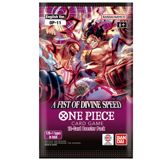 One Piece Card Game: A Fist of Divine Speed Booster Pack (OP-11)