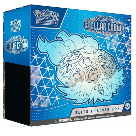 Pokémon Scarlet and Violet Stellar Crown Elite Trainer Box