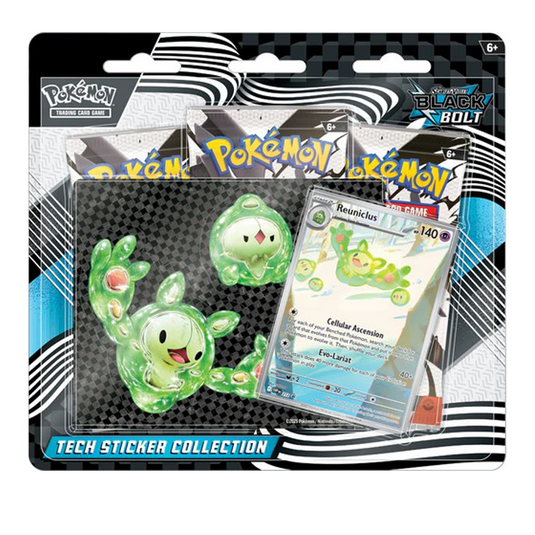 Pokemon Black Bolt Tech Sticker Collection Reuniclus