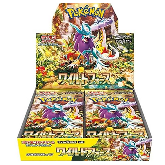 Pokémon Wild Force sv5K Japanese Booster Box Trading Card Game