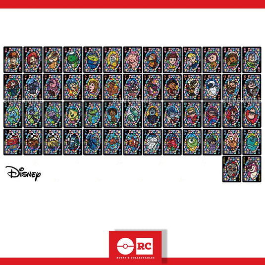 Tenyo - Disney Pixar Characters Stained Glass Playing Cards