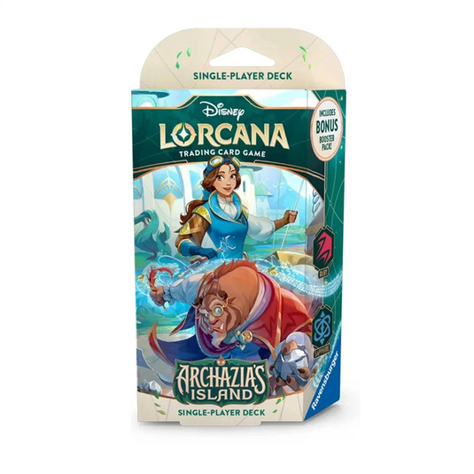 Disney lorcana trading card game starter deck set 7 archazias island