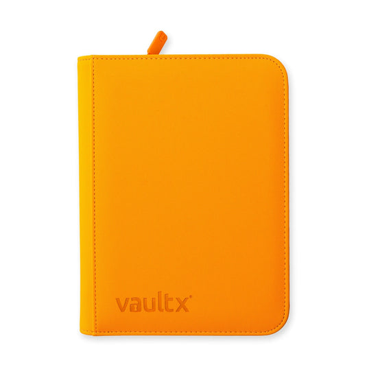 Vault x 4 Pocket Sideloading Binder Neon Orange (160)