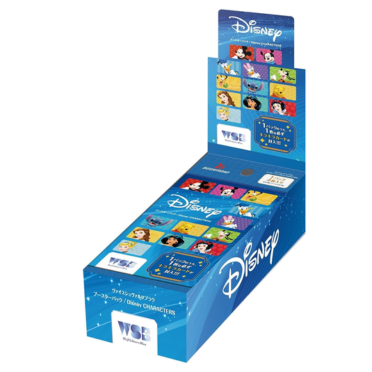 Weiss Schwarz Blau Disney Characters Booster Box Trading Card Game Japanese