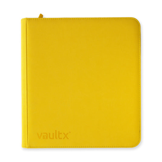Vault x 12 Pocket Sideloading Zip Binder - Yellow
