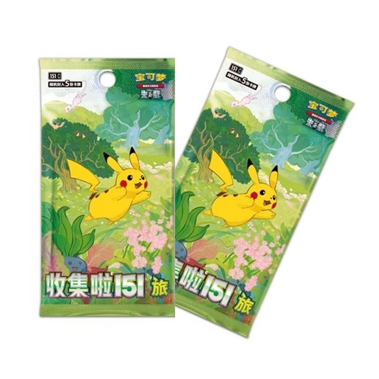 Pokémon Collect 151 Dream Figure Set Promo Card Blind Box - Chinese Exclusive