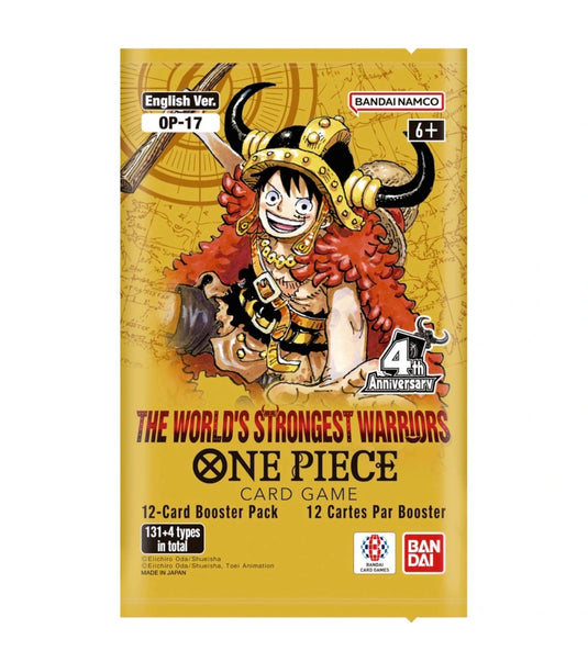 One Piece OP - 17 Booster Pack The World's Strongest Warriors