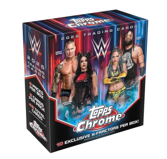 Topps Chrome WWE 2026 Mega Box