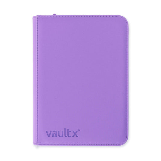 Vault X Zip Binder 9-Pocket Purple