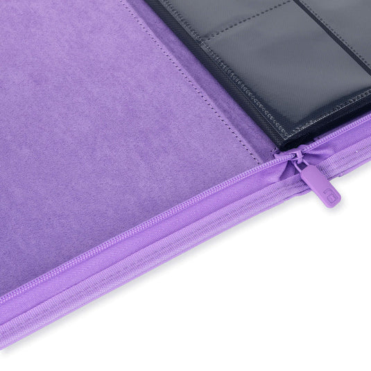 Vault X Zip Binder 9-Pocket Purple