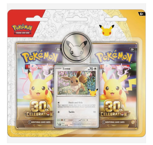 Pokémon TCG: 2 pack Blister - 30th Celebration