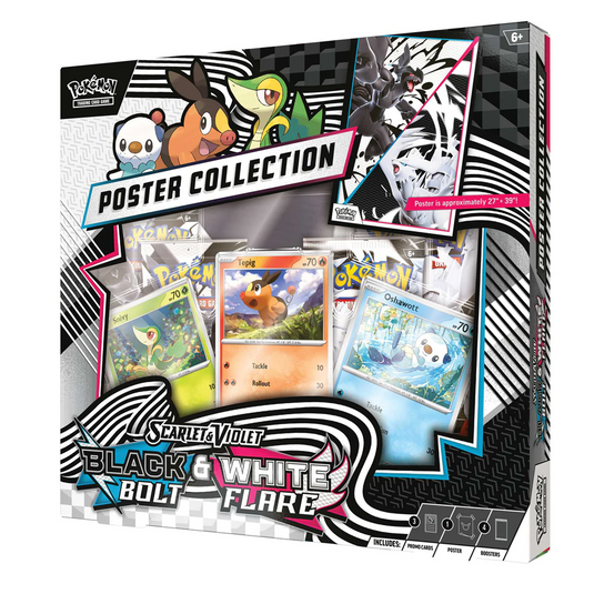 Pokémon TCG: Black Bolt & White Flare Unova Poster Collection