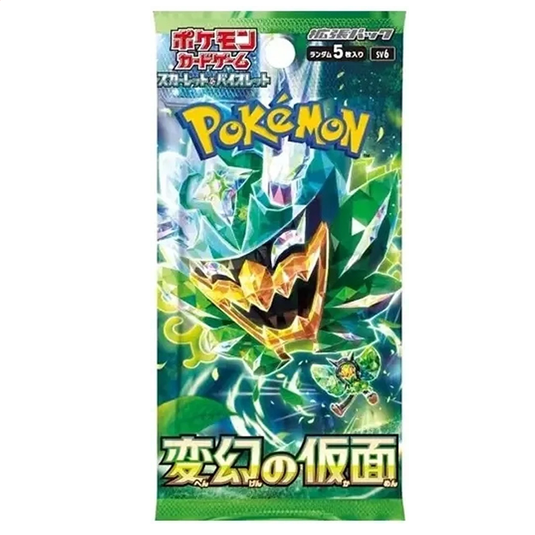 Pokemon Mask of Change Booster Pack SV6 Trading Card Game