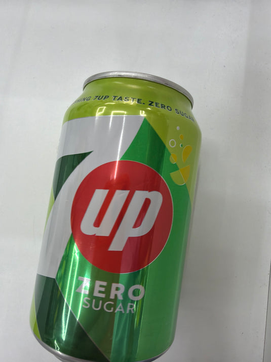 7UP Zero Sugar Free Lemon & Lime Can 330m