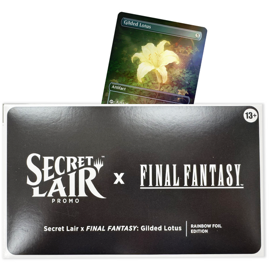 Magic The Gathering Gilded Lotus English Promo Secret Lair Final Fantasy Rainbow Foil Edition