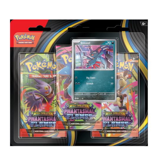 Pokemon Mega Evolution Phantasmal Flames Triple Blister