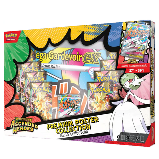 Pokemon Mega Evolution Ascended Heroes Premium Poster Collection - Mega Gardevoir