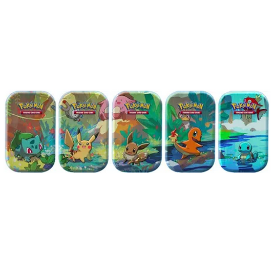 Pokemon Kanto Friends Mini Tins