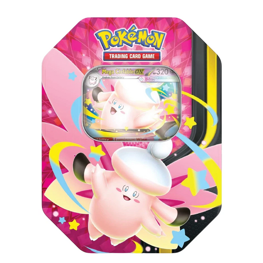 Pokemon TCG: Mega Moonlit Tins - Mega Clefable