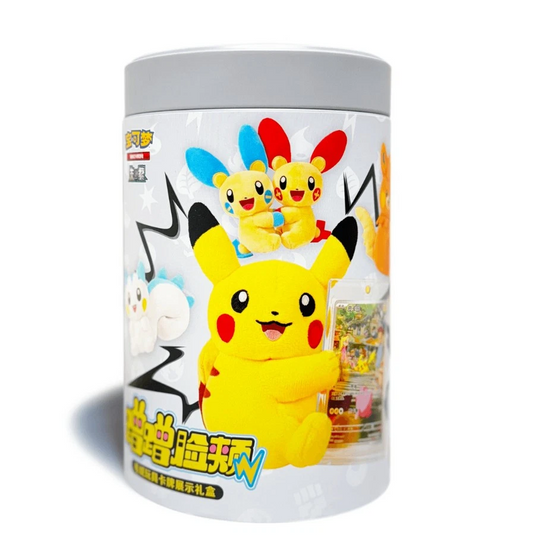 Pokemon TCG Chinese "Nuzzle Cheeks" Plush Toy and Card Blind Box
