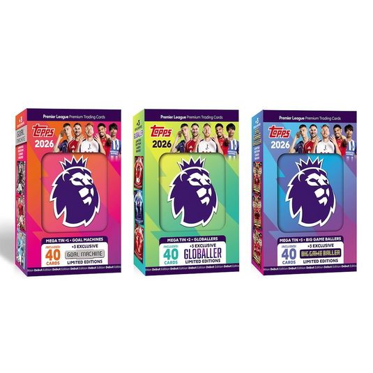 Topps Premier League 2025/26 Debut Edition Mega Tin - 1 Random Tin