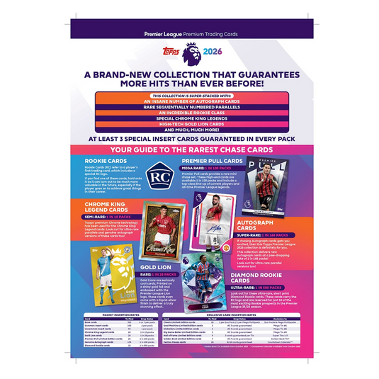 Topps Premier League 2025/26 Debut Edition Mega Tin - 1 Random Tin