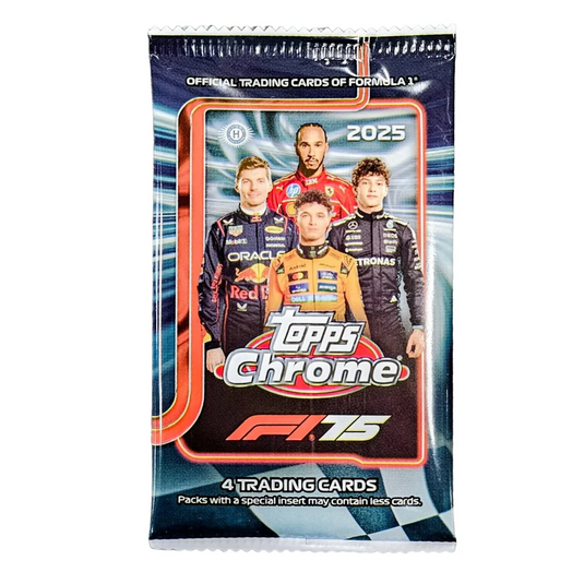 2025 Topps Chrome F1 Formula 1 Hobby Booster pack