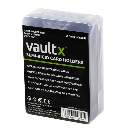 Vault X Semi Rigid Toploaders (50 pack)