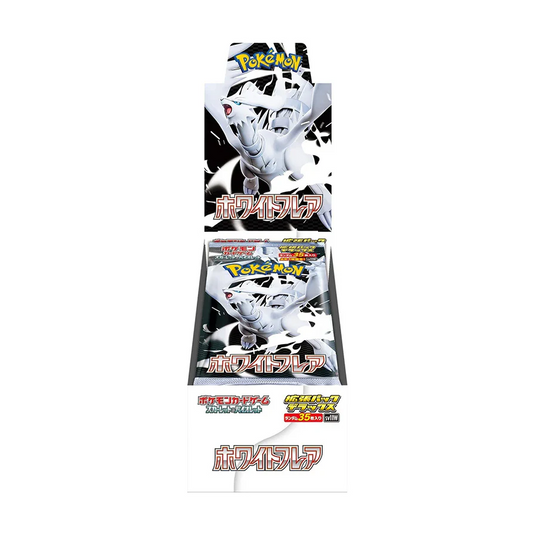 Pokémon  Scarlet & Violet  White Flare Japanese Deluxe Booster Box (4 Packs)