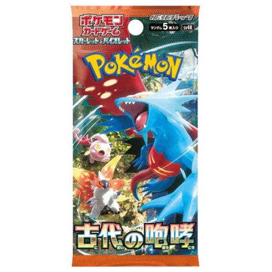 Pokemon Ancient Roar Japanese Booster Pack Trading Card Game