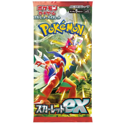 Pokemon Trading Card Game scarlet Ex booster pack Japanese